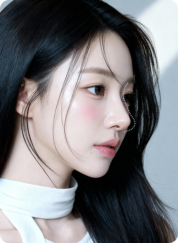 콧대라인교정 이미지